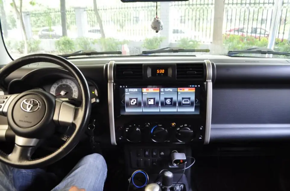 Ips 2G Ram 12,3 дюймов Android 7,1 автомобильный аудио для Toyota Cruiser FJ 2007- стерео Vedio gps Navi мультимедиа 4G монитор