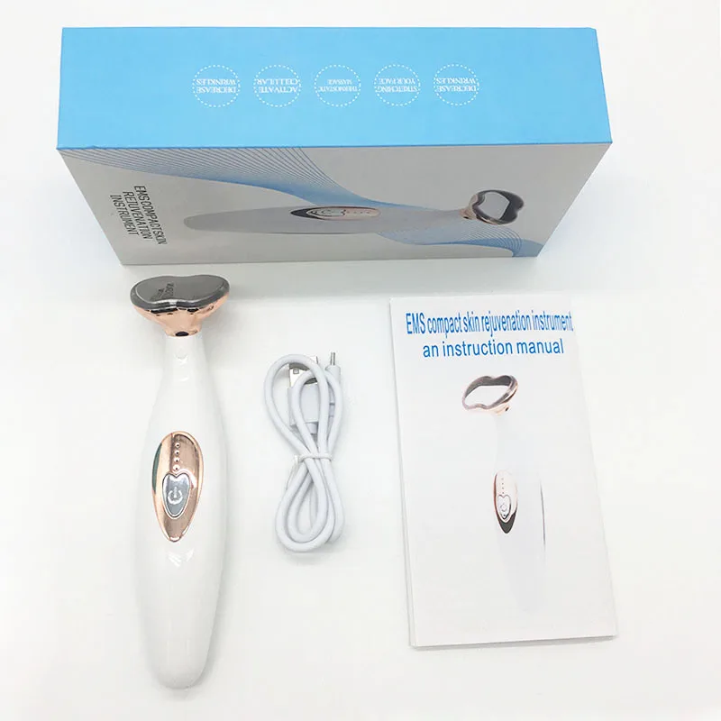 Effective EMS Electric Face Lifting Tighting Remove Wrinkle Massager Ion Import Beauty Machine Skin