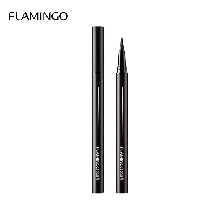 Flamingo Long Lasting Eye Liner Pencil Sweatproof Waterproof Black Color Eyeliner Cosmetic Makeup Liquid Gift for Women 12432 Flamingo Long Lasting Eye Liner Pencil Sweatproof Waterproof Black Color Eyeliner Cosmetic Makeup Liquid Gift for Women 12432