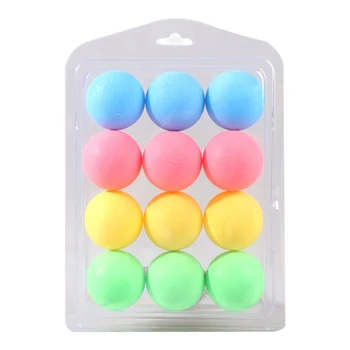 

12pcs/box Funny 40mm Raffle Accessory Family ABS Color Number Professional Racquet Sports Table Tennis Ball Training Games