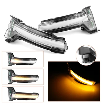 

2X For Fox 2019 2020 Year Rearview Mirror Streamer Light Smoked Shell LED Turn Signal Light