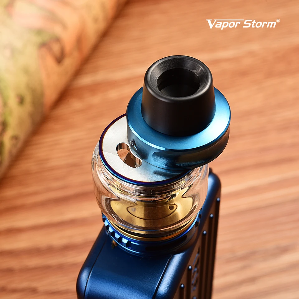 Vapor Storm Trip Atomizer 0.2ohm Mesh Coil Sliding Top Fill Tank Organic Cotton 2ml6ml 200W Electronic Cigarette Vape Tank (25)