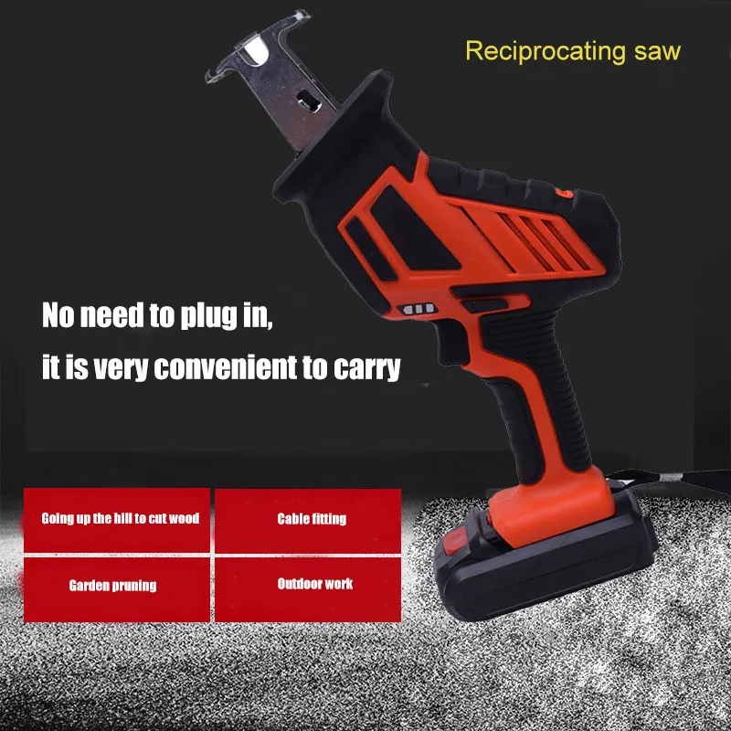 

Cordless 1-Handed Reciprocating Saw Chargeable Small Reciprocating Saw Woodworking MF999