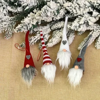 

Christmas Decorations for Home Christmas Tree Decorations Santa Claus Doll Hanging Ornaments New Year Home Decor Kerst Decoratie