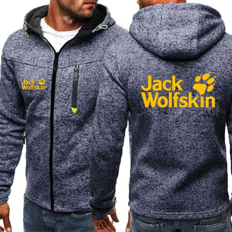 Glans Almachtig Voordracht 2021 New Fashion Sportswear Mens Jack Wolfskin Printed Hoodie Zipper  Sweatshirt Hooded Jacket Outwear Tops Coat (s-4xl) - Hoodies & Sweatshirts  - AliExpress