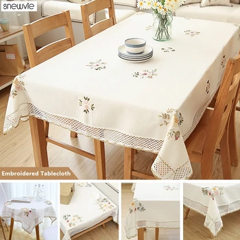 

Embroidery Table Runner Flag Cloth Coer Floral Tablecloths Table Coer Printed Dining Tablecloth Table Cloth Home Decoration