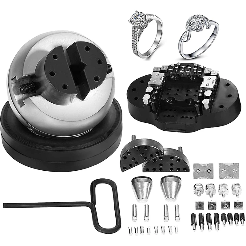 VEVOR Full Set 5 Inch Engraving Vise Standard Block Ball Inlaid