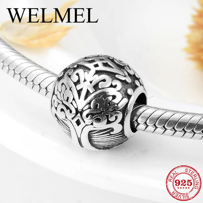 

925 Sterling Silver Family source tree of life Metal Beads Fit Original Pandora Charm Bracelet Necklace Fine Jewelry Making