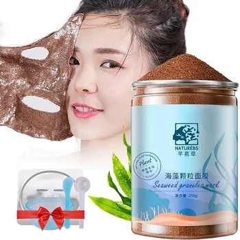

Seaweed Particle Face Mask Face Cleansing Shrink Pores Seaweed Cleansing Moisturizing Oil-control Face Mask Facial Skin Care