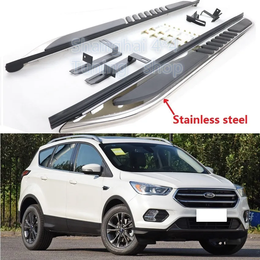 Aluminum Running Board side step For 2013-2019 Ford Escape