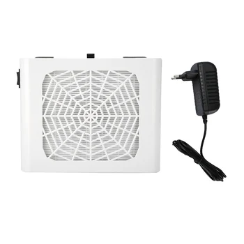 

High Quality Plastic Nail Art Salon Suction Dust Collector UV Gel With HEPA & Two Wind Speeds Adjustable Vacuum Cleaner Machine