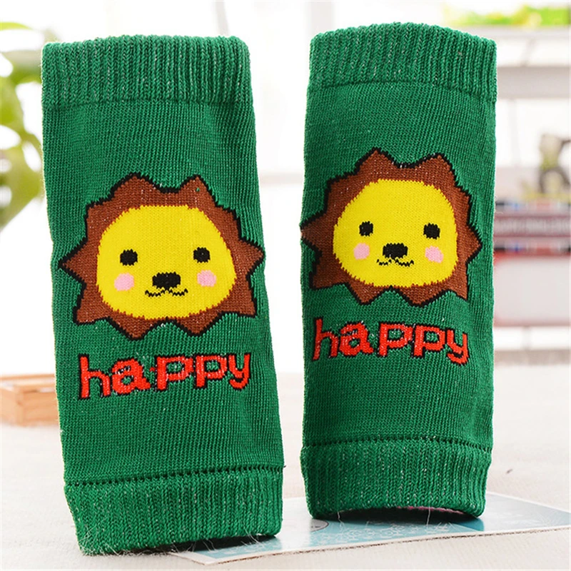 1 Pair Baby Toddler Leg Warmers Safety Crawling Elbow Cushion Infants Cartoon Knee Pads Protector Kids Cotton Sleeve D0240