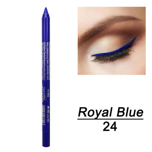 Colors Waterproof Eye Makeup  Long-lasting Eye Liner Pencil  Green Brown Black Eyeiner Pen Women Fashion Color Eye Makeup