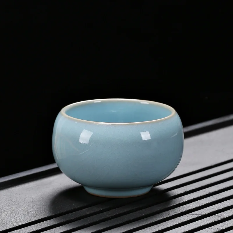 1 шт. китайский чайный стакан посуда китайский чайный набор кунг-фу керамическая глазурь чайная чашка расписанная вручную фарфоровые чашки для чая Пуэр Улун - Цвет: 2