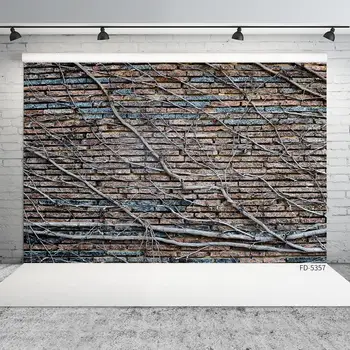 

Old Brick Wall Dead Tree Branch Backdrops Child Young Portrait Poster Toy Pet Photography Background Photocall Photo Studio Prop