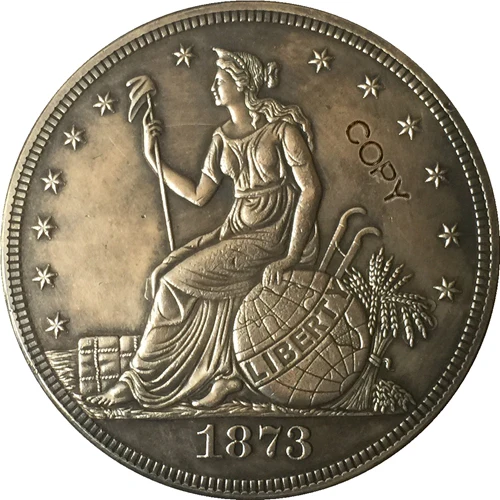Копия монеты США за 1 доллар 1873 тип 3|coin copy|coin coinscoin dollar |