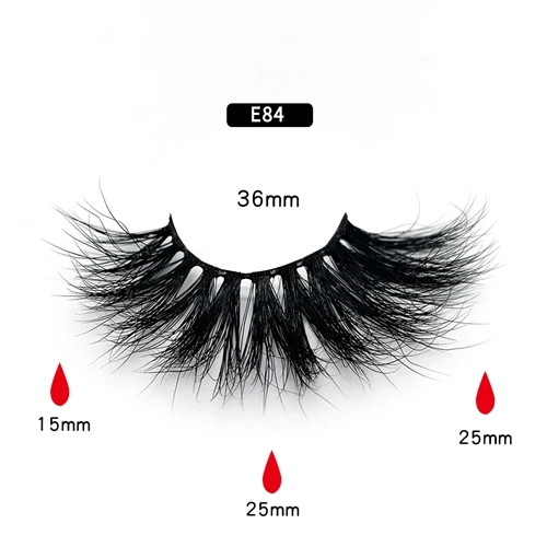 CLO25ME84 CLOTHOBEAUTY норковые ресницы 25 мм 3d норковые ресницы толстые длинные 1 пара ручной работы мягкие норковые ресницы для наращивания оптом(E - Цвет: CLO25ME84
