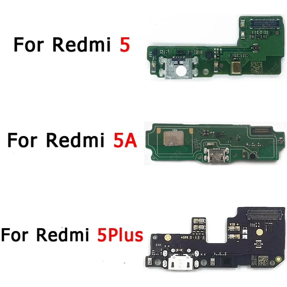 Оригинальная зарядная плата для Xiaomi Redmi 5 Plus 5A ленточный разъем зарядки Usb-разъем