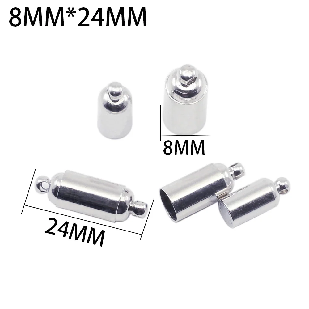 Kit De 12 Fermoirs Aimantés Ronds Pour Créer Vos Propres Bijoux - Faciles à Mettre Et à Retirer, Idéaux Pour Colliers Et Bracelets DIY