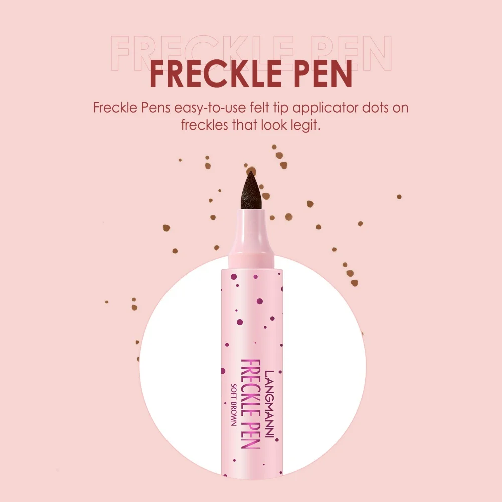 Lifelike Freckle Pen Makeup Freckle Fake Freckles Waterproof Foundation Long Lasting Freckles Makeup Soft Dot Spot Freckles Pen