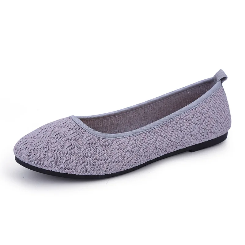 

Spring And Autumn WOMEN'S Shoes Fly Woven Flowers Ruled Surface Light Bottom Simple Delicate Elegant Versatile Fashion Network S