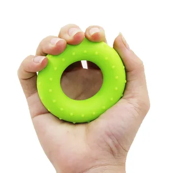 

Silica Gel Portable Hand Grips Ring Carpal Expander Finger Strength Rehabilitation Stress Ring Forearm Ring Exercisers
