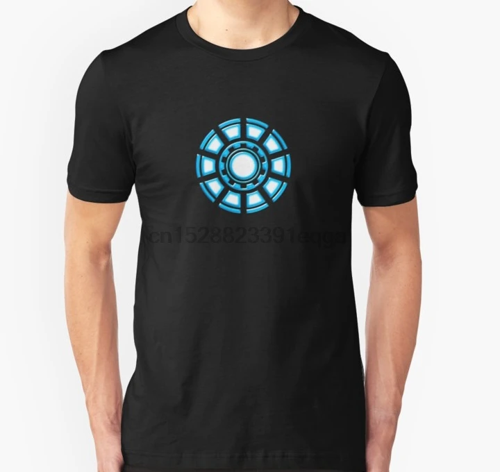 Мужская футболка с коротким рукавом Arc Reactor Comic hero Super es унисекс женская |