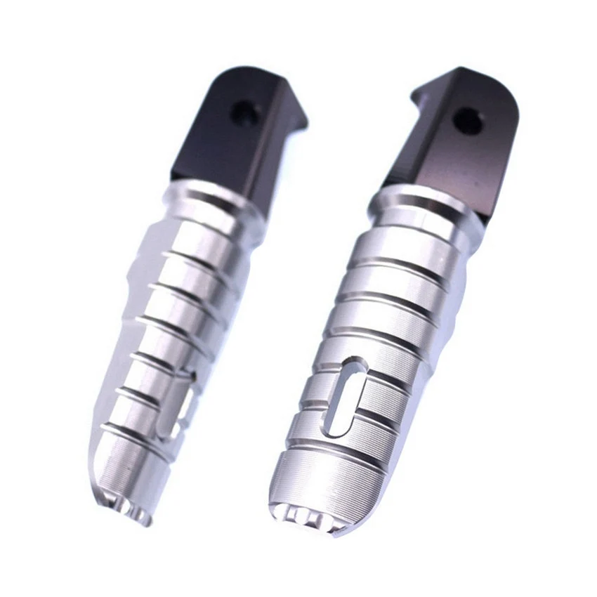 CNC Алюминиевые Задние подножки подножка педали для KYMCO AK550 AK 550 - Цвет: Titanium