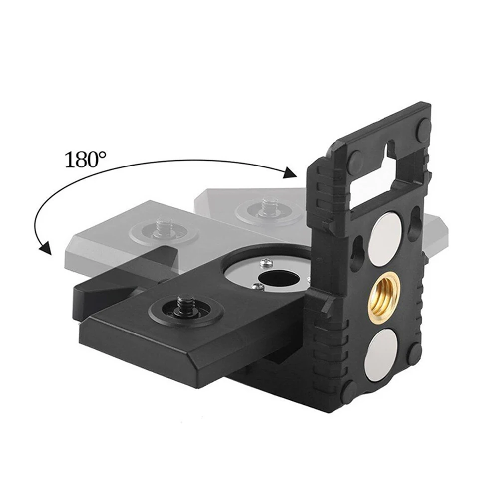 

Bracket Magnetic Stable Universal Anti Slip L-shape Holder Portable Level Meter Adapter Wall Mount Pivoting Base Rotatable