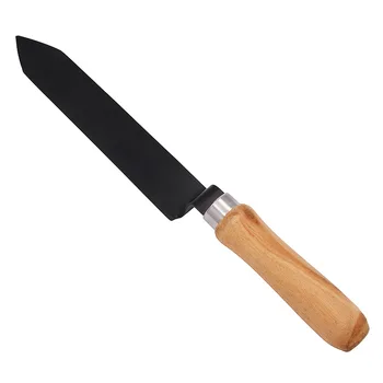 

1pcs New Beekeeping Tool Z-shaped Honey Cutter Flat Edge Short Thickness Black Grinding Surface Black Pointed Bee Tool