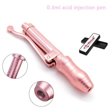 0,3 мл кислотная инъекционная ручка гиалуроновая Ручка Без Иглы Мезотерапия пистолет высокой плотности металла для против морщин лица лифтинг распылитель пистолет