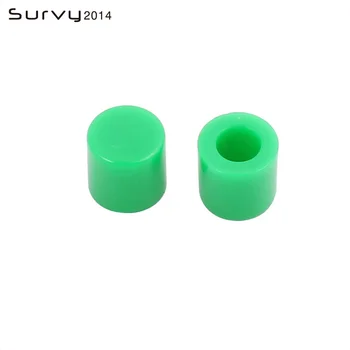 

100pcs Black green red yellow Plastic Cap Hat for 6*6mm Tactile Touch micro Push Button switch tact switch cap diy electronics