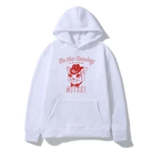 

Mitski Be The Cowboy Poster Music Album American Classic Print Hooodies Men Women Street Hip-hop Oversized Pullover Sweatshirt