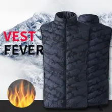 Жилет с электрическим подогревом для мужчин и женщин, теплый жилет, теплая одежда, зимняя куртка с перьями, уличный походный жилет, дрошиппинг