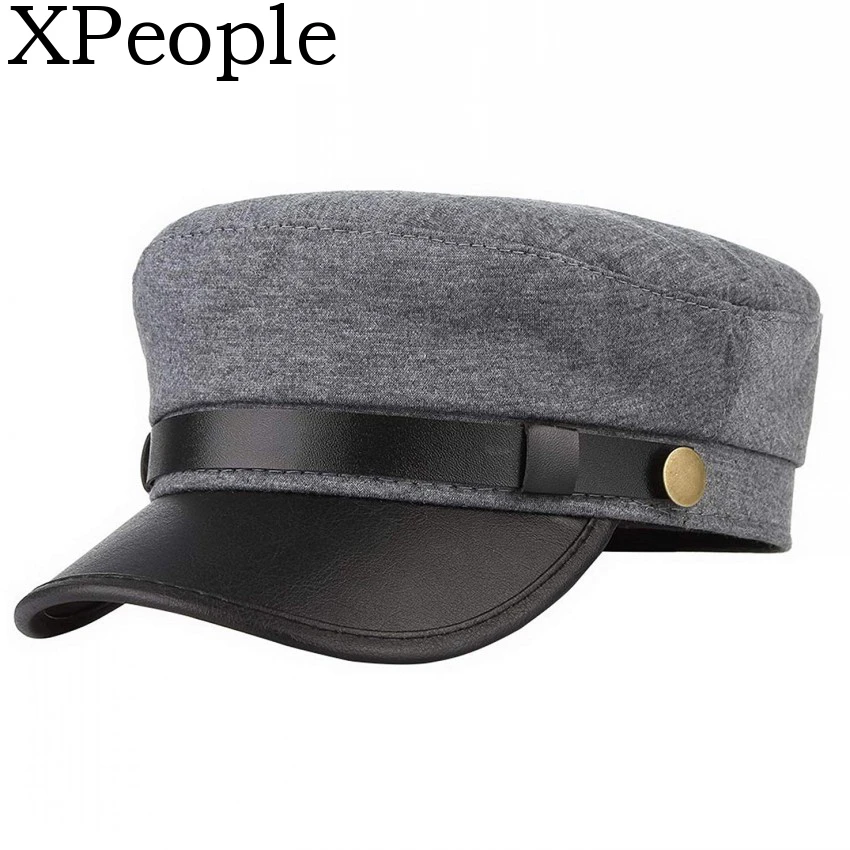 

XPeople Newsboy Cap for Women Spring Summer Thin Cotton Linen Gatsby Visor Hat gorra militar octagonal hats