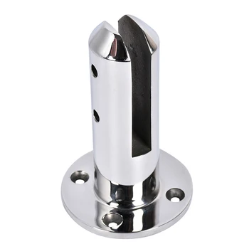 

Stainless Steel Glass Clip Swimming Pool Floor Stand Fixed Fittings Clamp Durable KSI999