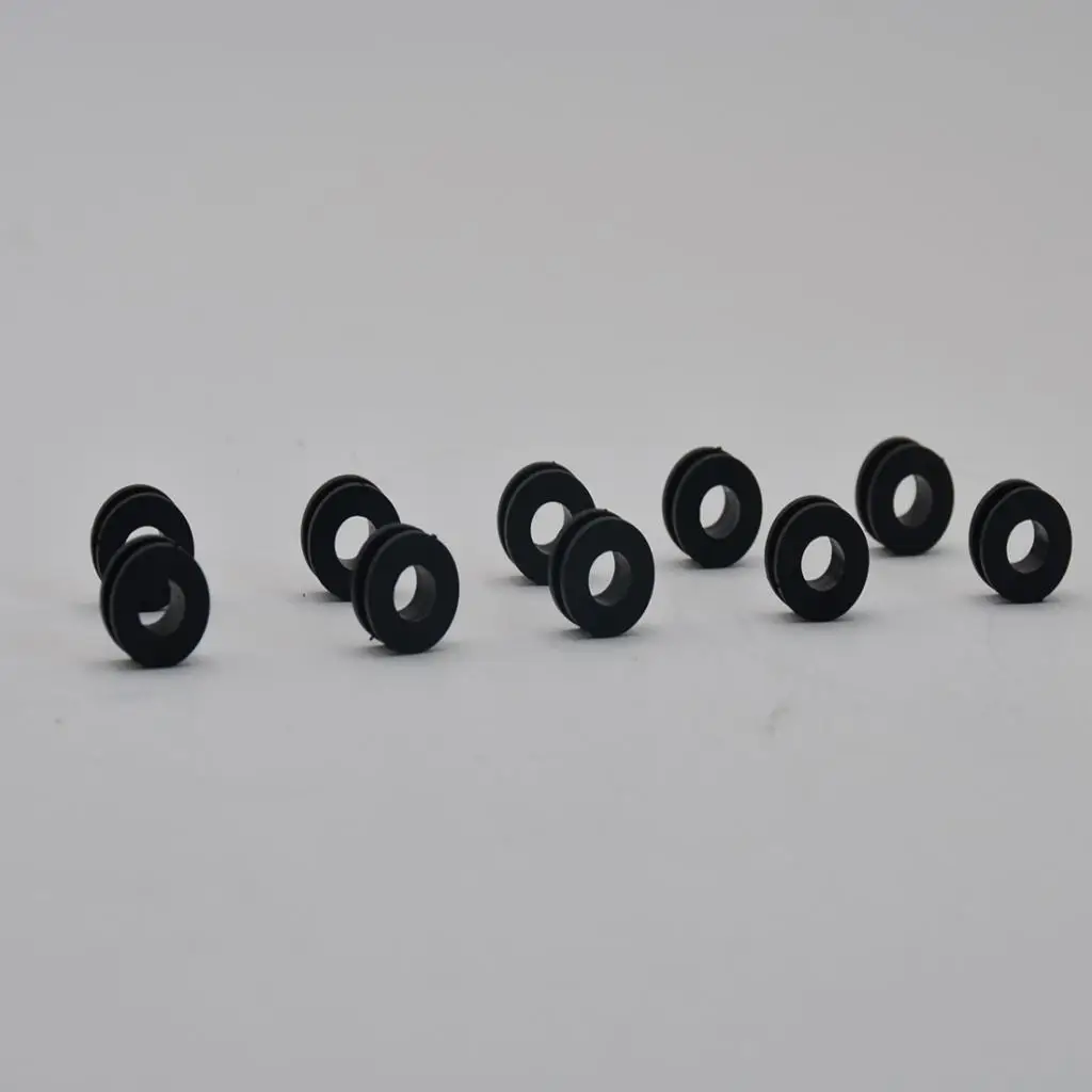 10 Pieces Rubber Grommets Motorcycle Fairings For  CBR 954 929 600 1000