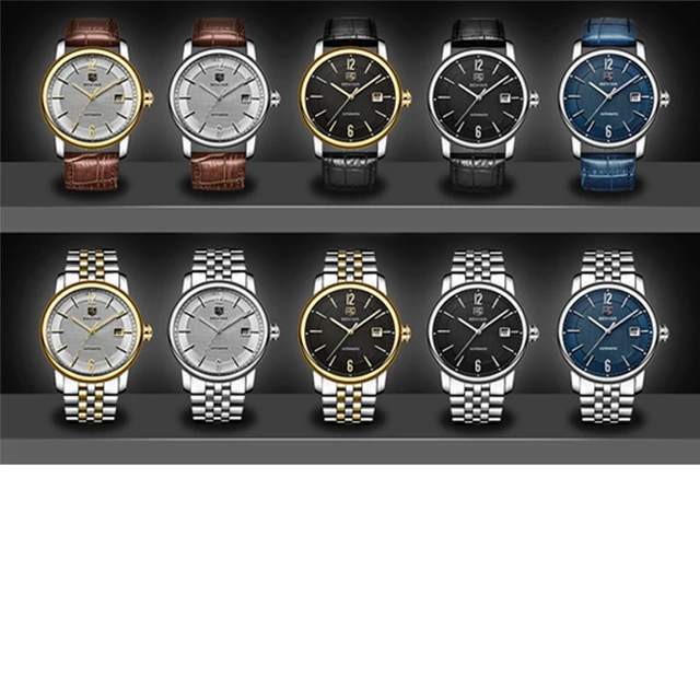 BENYAR mechanical Men's watches top luxury brand wristwatch men fashion sport watch men steel waterproof clock Relogio Masculino 6