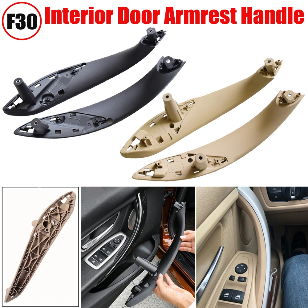 Black Front Left/Right Car Inner Door Handle Trim Pull Grab Panel Handle  For BMW F30 F80 F31 F32 F34 F35 Interior Door Handles - AliExpress