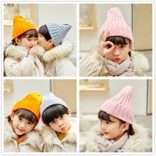 Теплые вязаные взрослые варежки для детей на осень и зиму