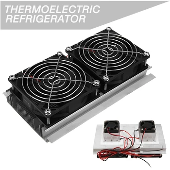 

For Instrument Parts Semiconductor Radiator Module Thermoelectric Peltier Cooling System Double Fans 12V 10A 120W Mayitr