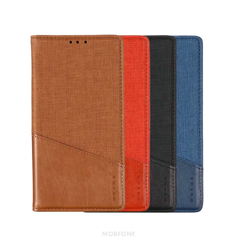Роскошный кожаный чехол для Xiaomi Redmi Note 9 9s Pro Max 7 8 8t с откидной крышкой авто