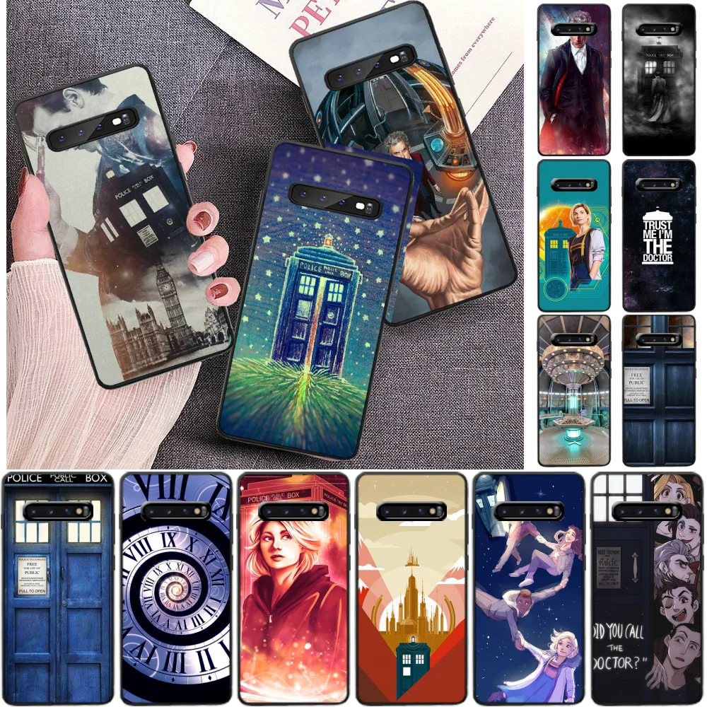 

LJHYDFCNB Tardis Box Doctor Who DIY Luxury Phone Case for Samsung S9 plus S5 S6 edge plus S7 edge S8 plus S10 E S10 plus