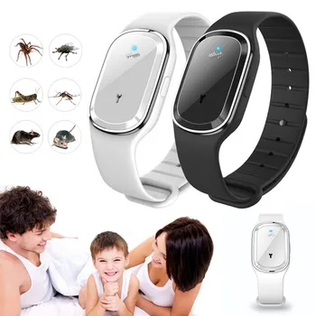 

Intelligent Mosquito Repellent Bracelet Kids Anti Mosquito Killer Ultrasonic Pest Insect Drive Wristband New