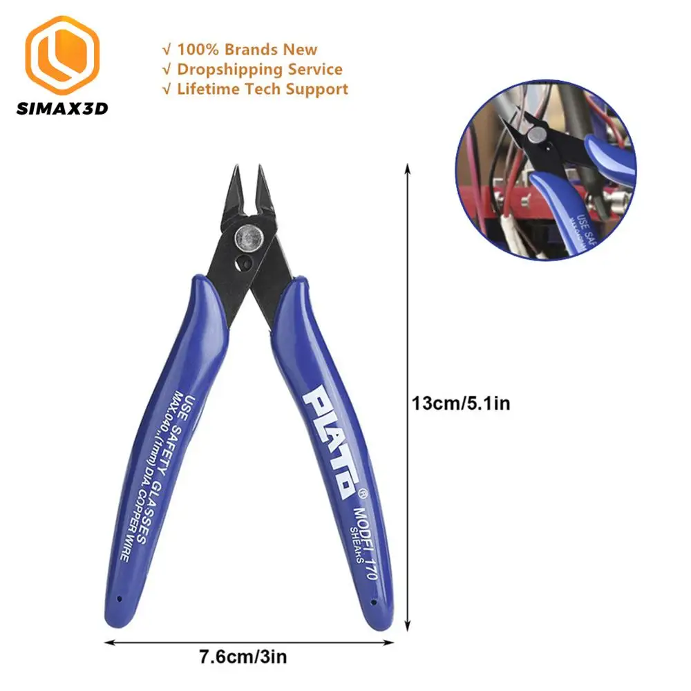 SIMAX3D Mini Hand Tools Practical Electrical Wire Cable Cutters DIY Electronic Diagonal Pliers Side Cutting Nippers Wire Cutter afbeelding