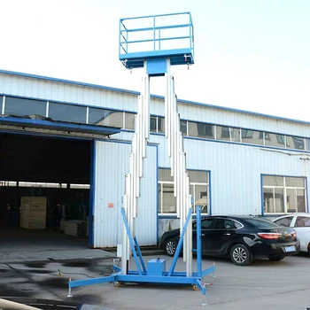 

Aluminum Dual Masts Aerial Work Platform (Max Height 12m)