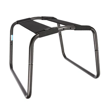 Folding Love Position Assistant Chair for Adult Games Camping Fishing Black Sex Furniture for Men Women 3