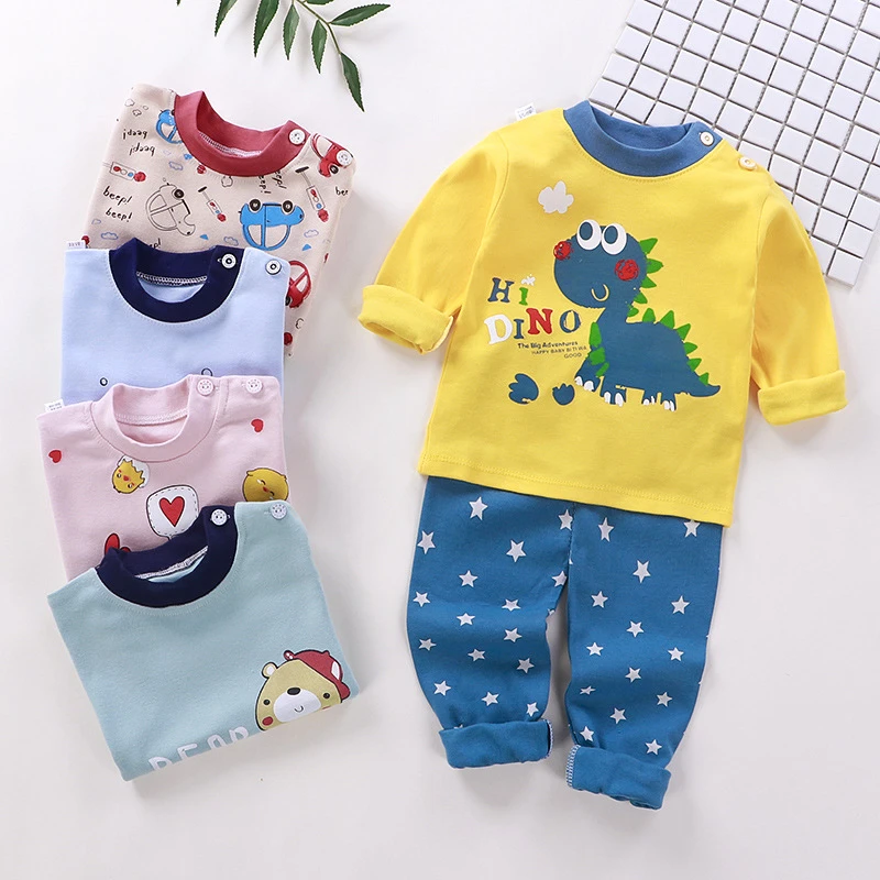 newborn baby clothing gift set Newborn Baby Girl Clothes Autumn Clothing Animal T-shirts + Pants 2 Piece Suit Toddler Kids Cotton Clothes Sets Suits Baby Clothing Set luxury