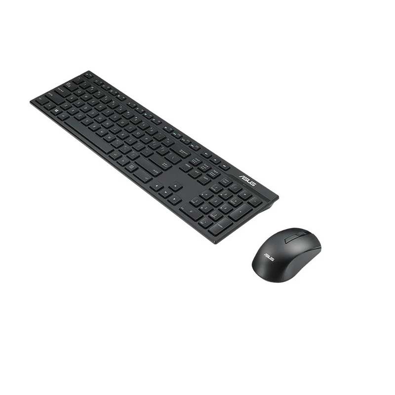 Клавиатура + мышь ASUS W2500 Black беспроводная(радиоканал) оптическая 1000 dpi USB цвет: