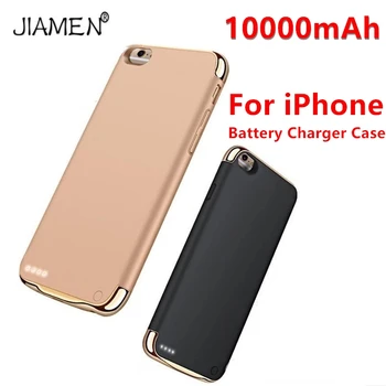 10000 2200mah のスリム超薄型電話のバッテリーケース iphone 6 6 s 7 8 プラス電源銀行のバックアップ充電器ケース iphone 6 6 s 7 8 6 プラス
